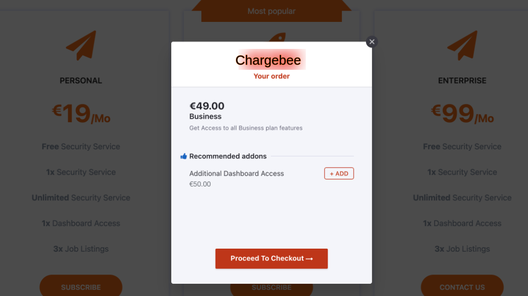 Chargebee Integration - Tickets