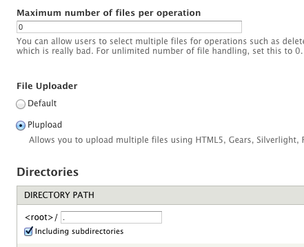 imce uploader drupal org