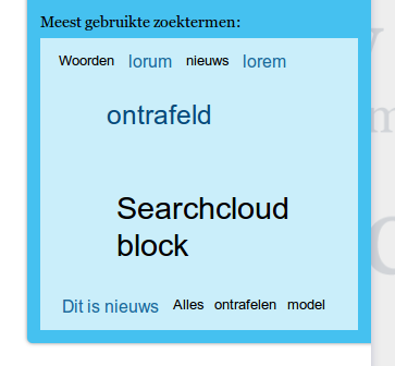 Searchcloud Block Drupal Org Searchcloud Block Drupal Org