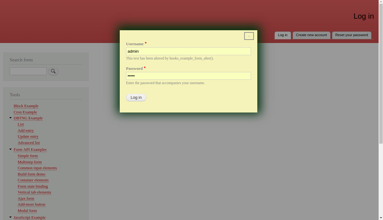 Simple popup blocks drupal