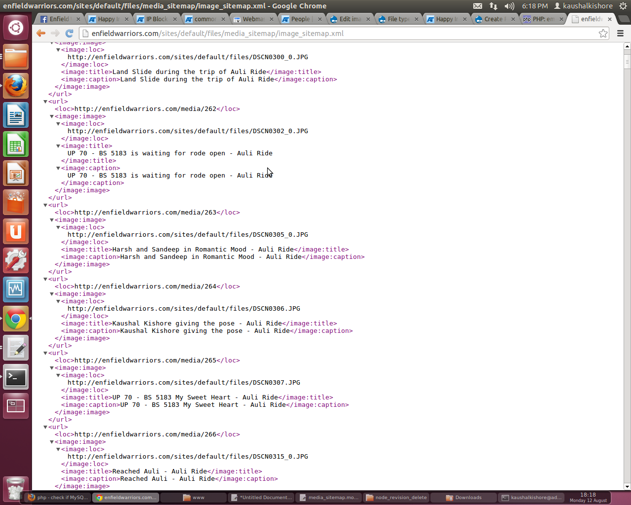 media sitemap drupal org