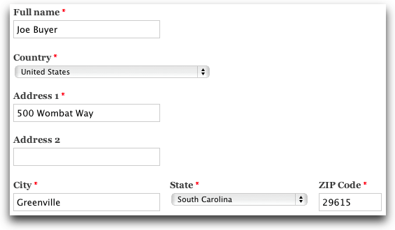 What does it mean by billing information?