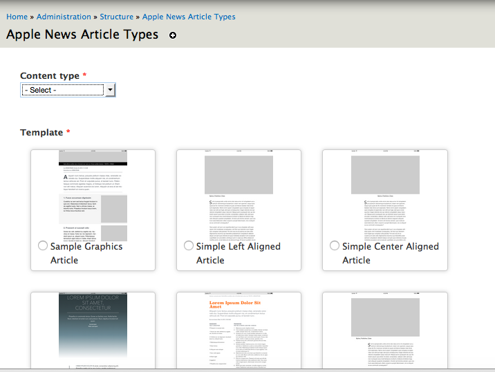 Publish To Apple News Drupal Org