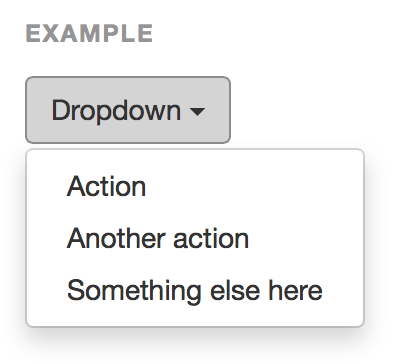 drop down