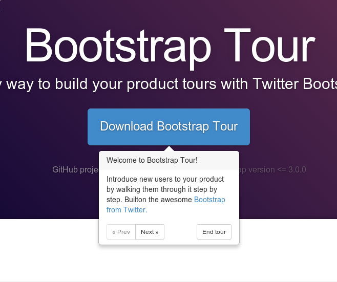 Bootstrap Tour thumbnail