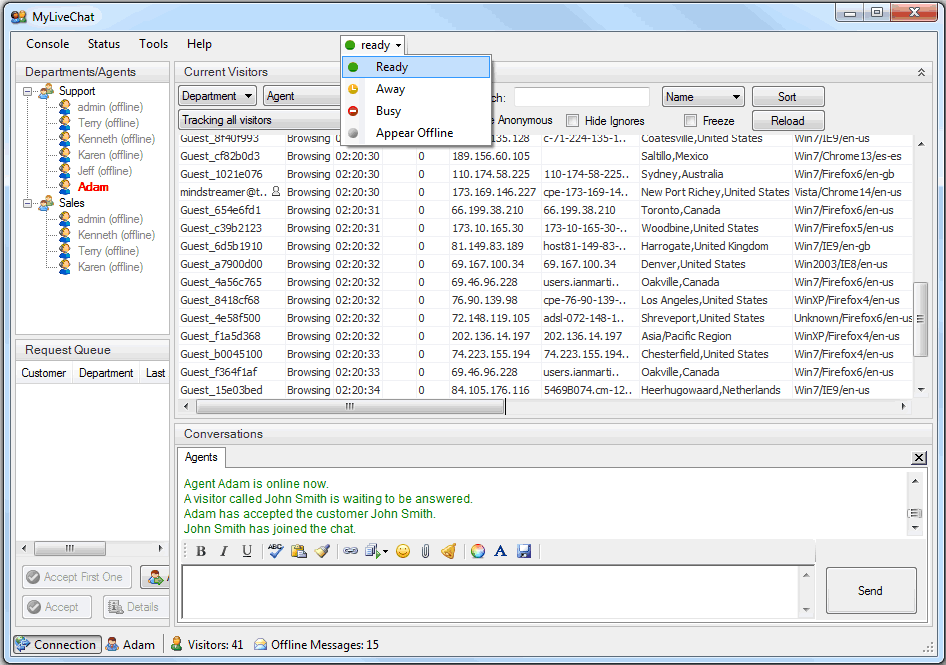 Java Chat Program Example