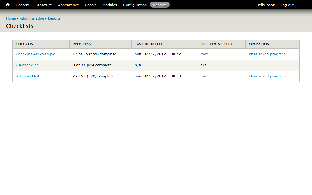 checklist api drupal org check list example