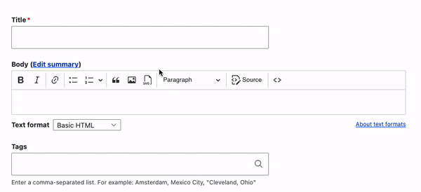 CKEditor5 SVG Icon plugin