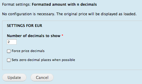 commerce price decimals formatter drupal org