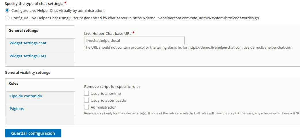 Live chat protocol