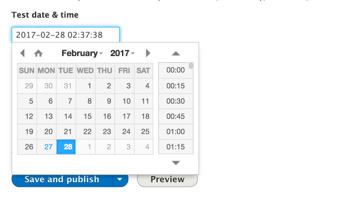 DateTimePicker |