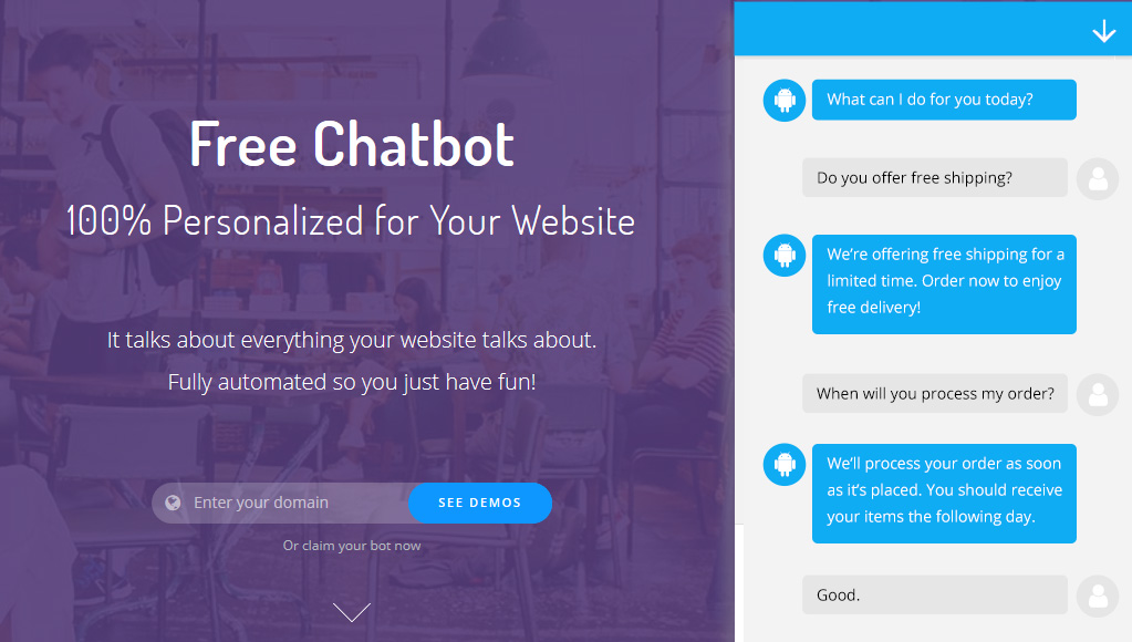 How to integrate Chatbot in your website – BigRadar Blog