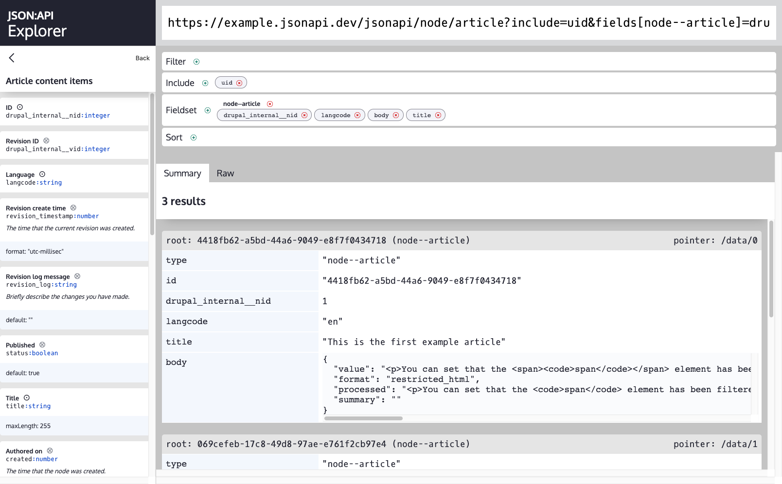 JSON:API Explorer | Drupal.org
