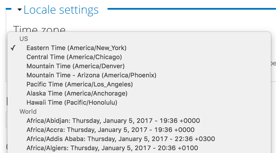Easy Timezone Select Drupal easy-timezone-select-drupal
