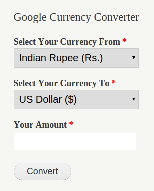 Money Converter Google Currency Exchange Rates - 