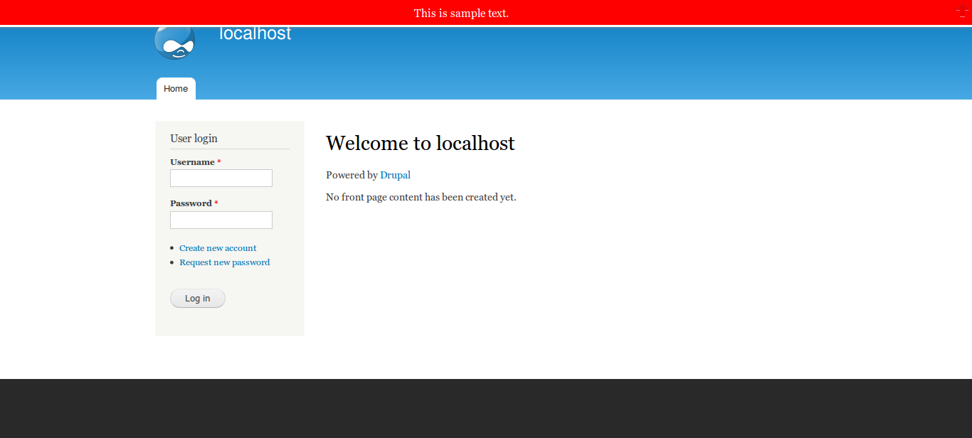 head bar drupal org head page