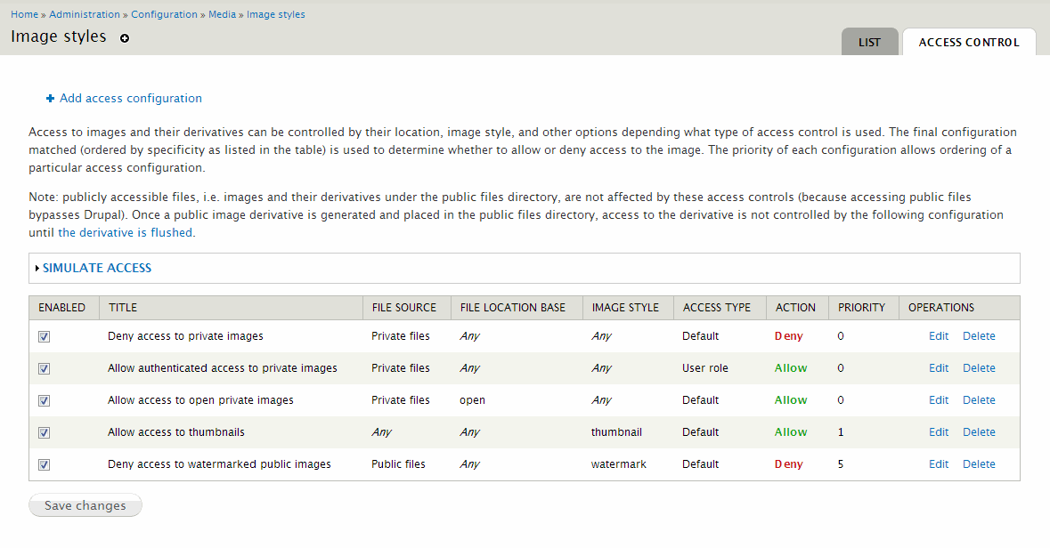 Match configuring. Micom config для MEDIANAV С прошивкой 4.1.0. Public access. Deny by default.