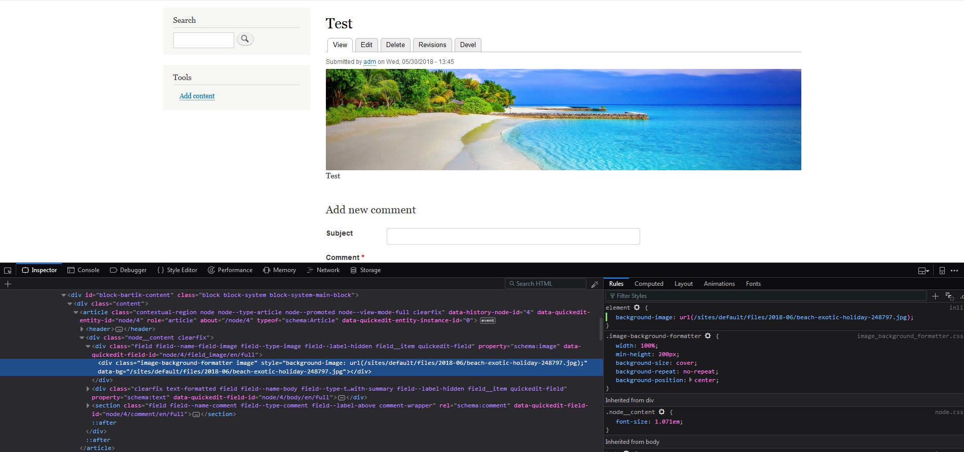 Image Background Formatter Drupal Org