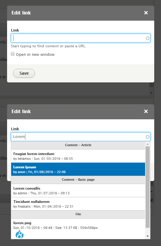 linkit-drupal-8