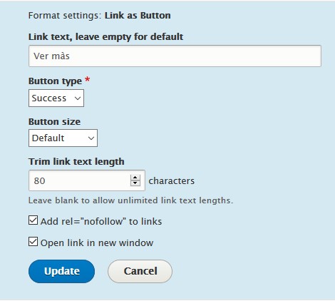 Button Link Formatter Drupal Org