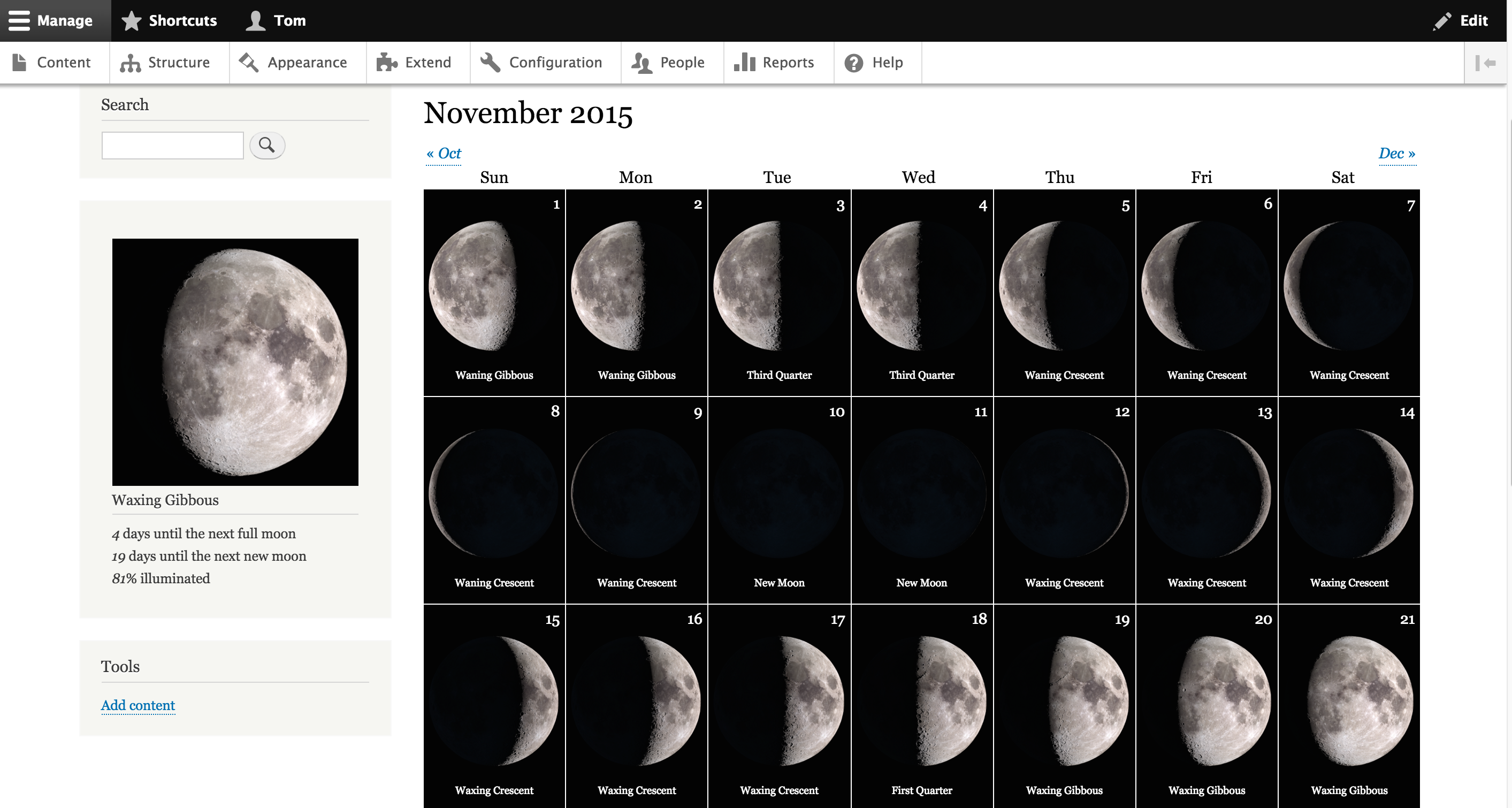 Moon Phases