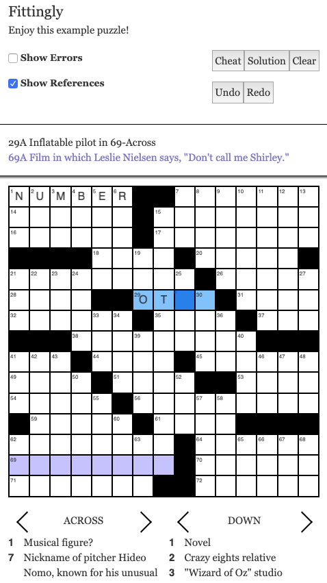 Simpler crossword