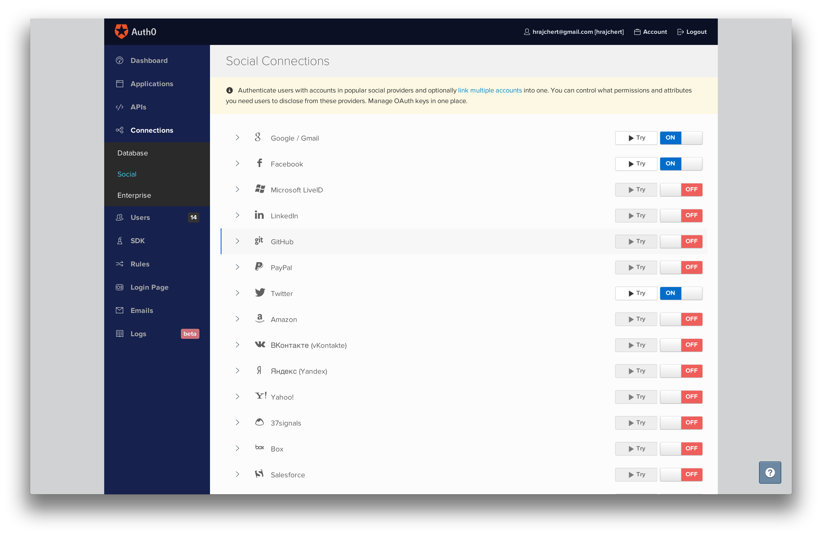 Auth0 Dashboard User Login via Microsoft Office 365 Account - Auth0  Community