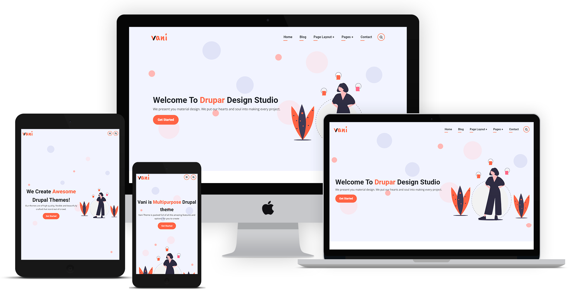 Vani - Modern Drupal 8, 9, 10 Theme