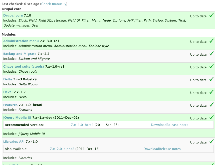 Rubik updates page row striping