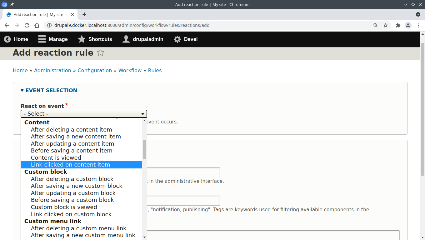 Rules link field | Drupal.org