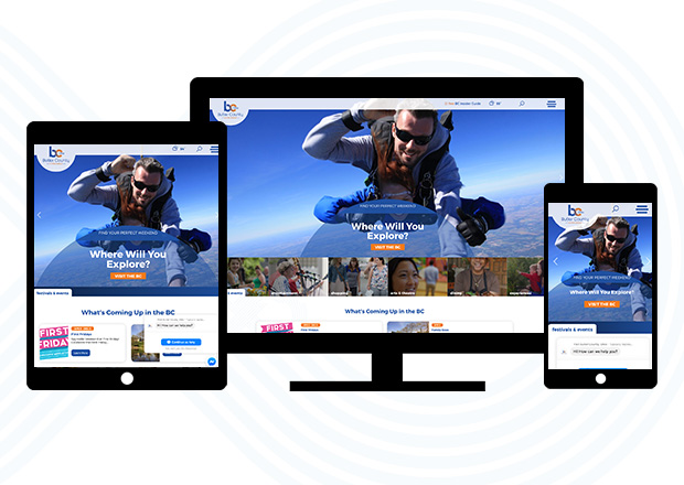 Get to the BC home page on devices