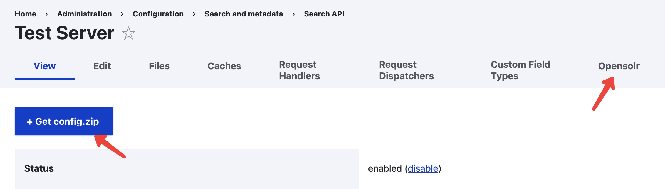 opensolr get configs and upload to opensolr