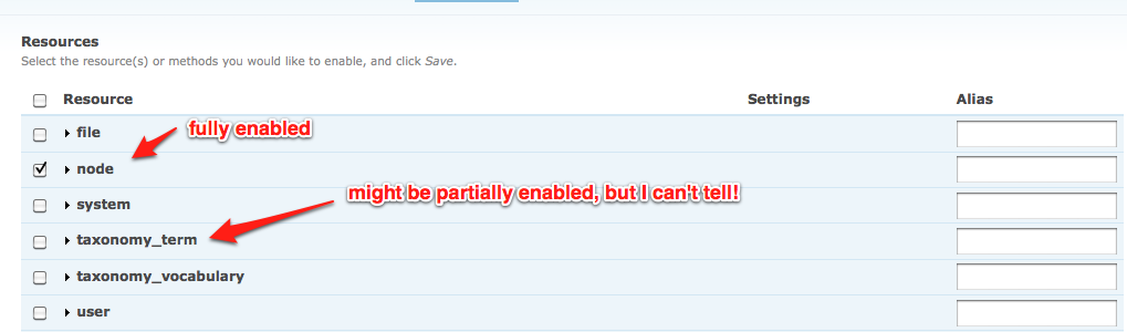 don't collapse resources in the admin UI if they have components ...