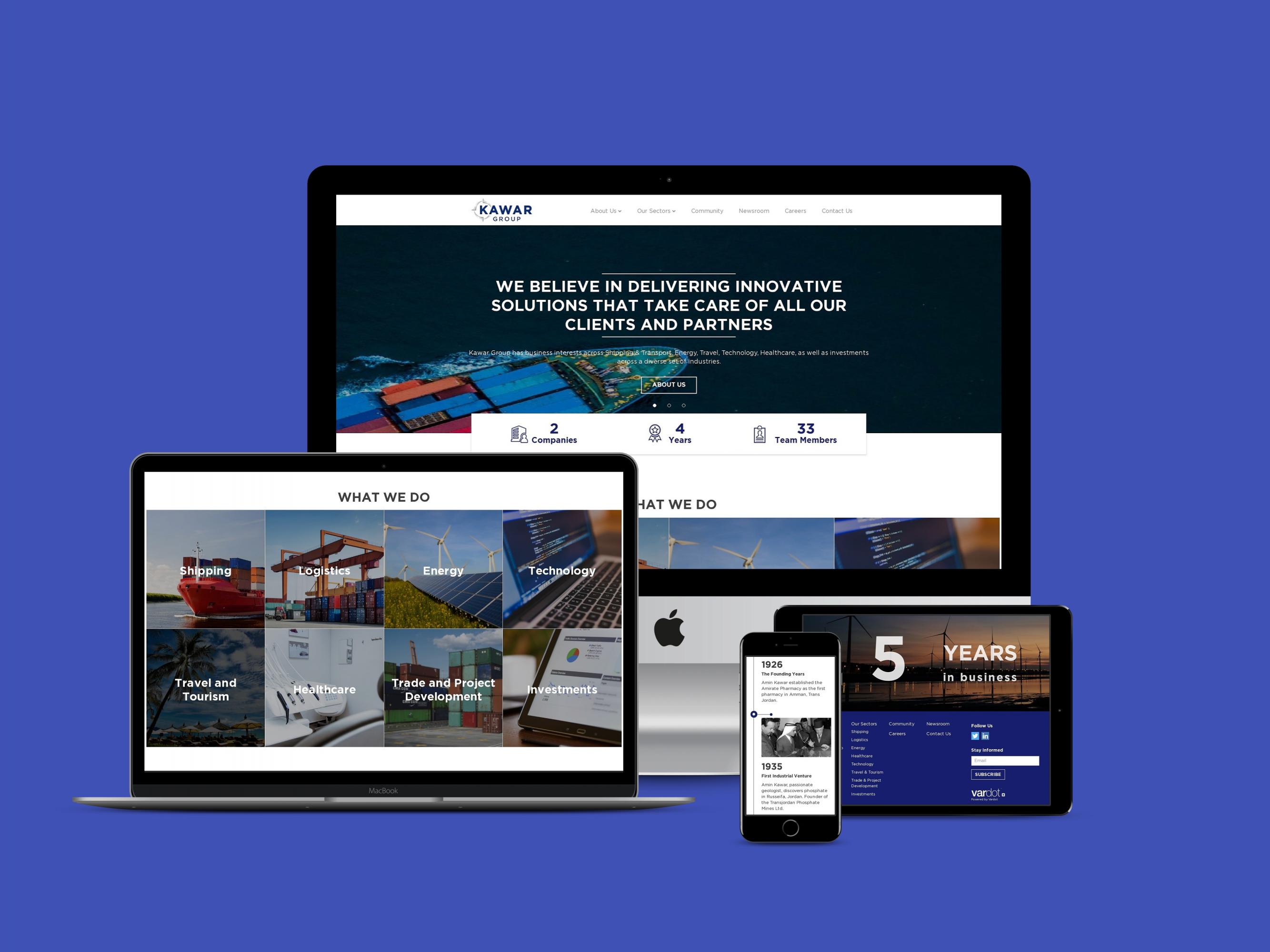 Kawar Group Website