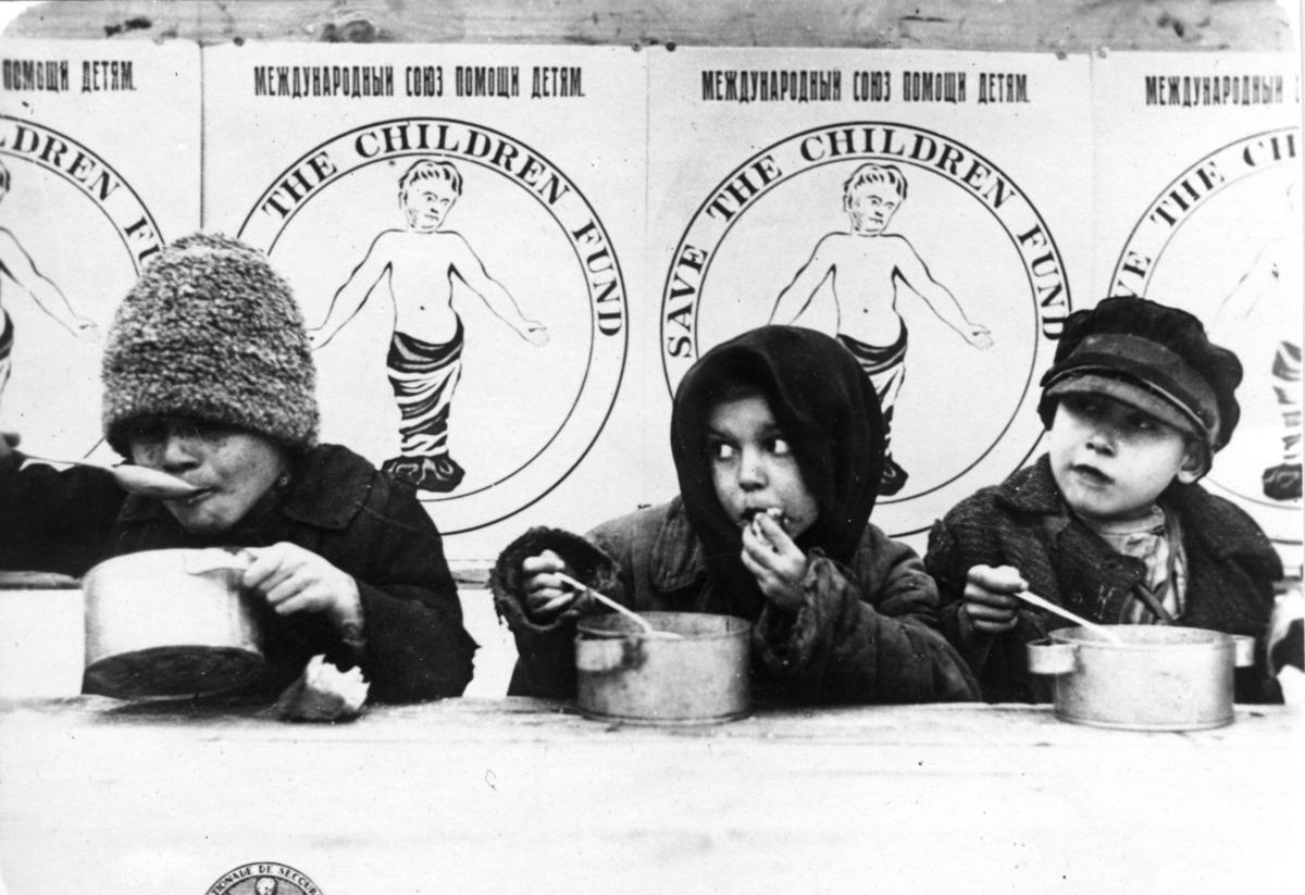 Early picture of Save the Children help.