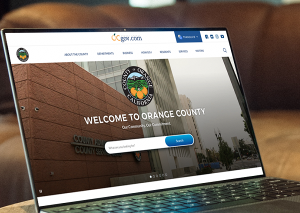 Orange County CA home page