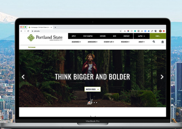 Portland State University website