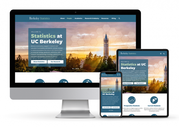UC Berkeley Statistics homepage design