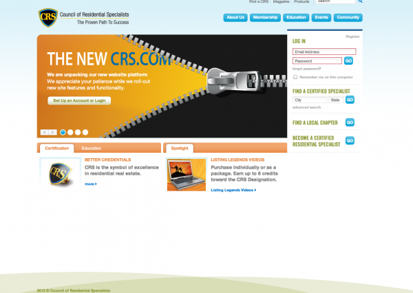 CRS.com Homepage