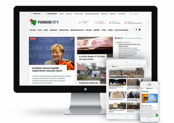 News portal for media house - PannonRTV