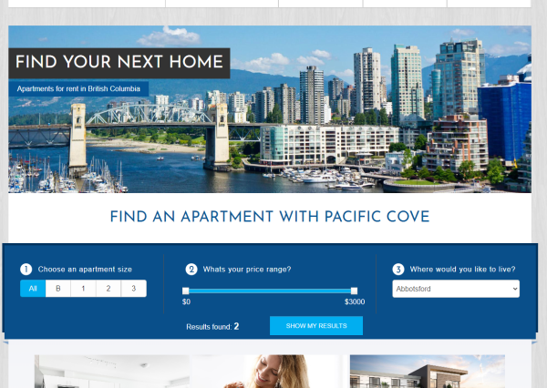 Pacific Cove Property Management | Home | Acro Commerce Case Study