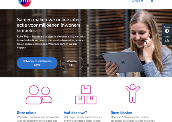 SIMgroep home page