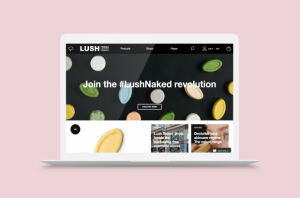 Image mockup of Lush on a Macbook