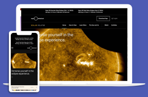 The Exploratorium website on multiple devices