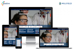 Millfield School, Responsive Website Design and Build by Positive