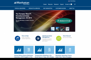 Manhattan Associates Drupal 8 Redesign Homepage 