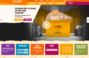 Care.org Homepage 