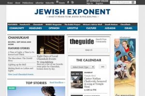 Jewish Exponent homepage