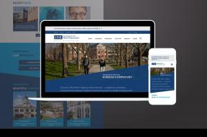 une.edu home page