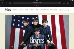 The Official Beatles Website - built with Drupal